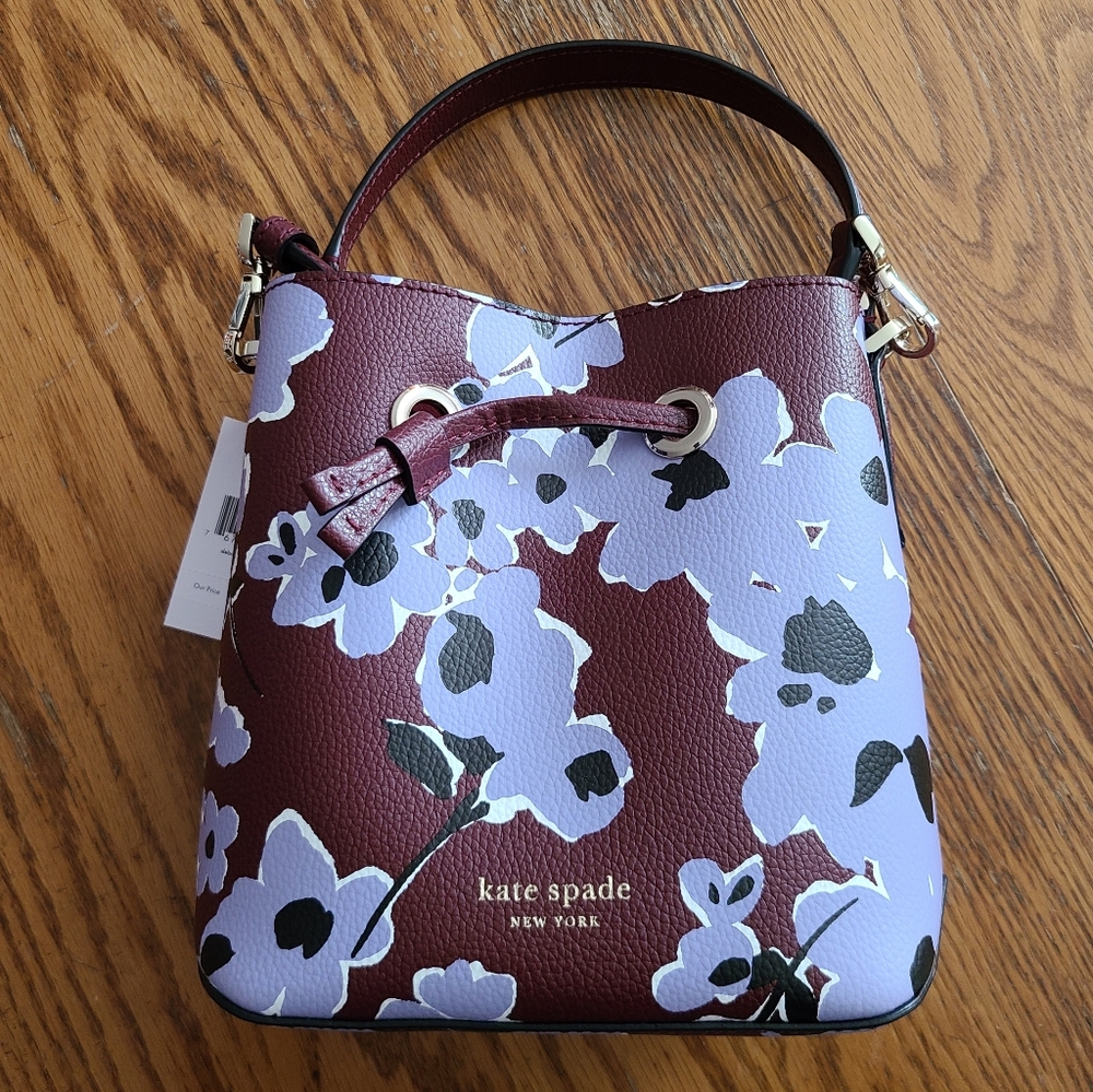 👀50% OFF 👀 NWT‼️ STUNNING Kate Spade ♠️ small bucket bag purse - Picture 6 of 16